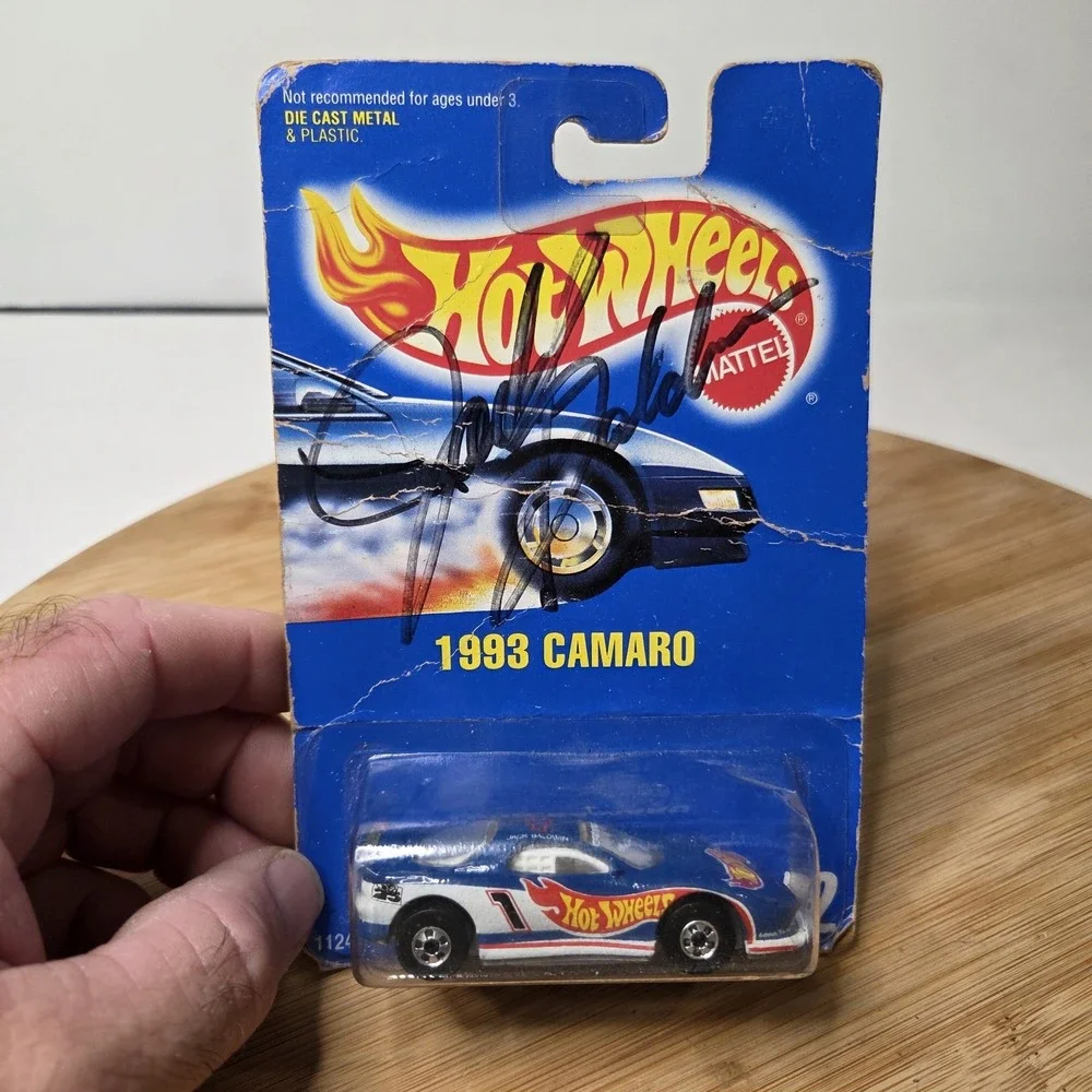 Hot Wheels 1993 Camaro collector number 242 Signed by Jack Baldwin
